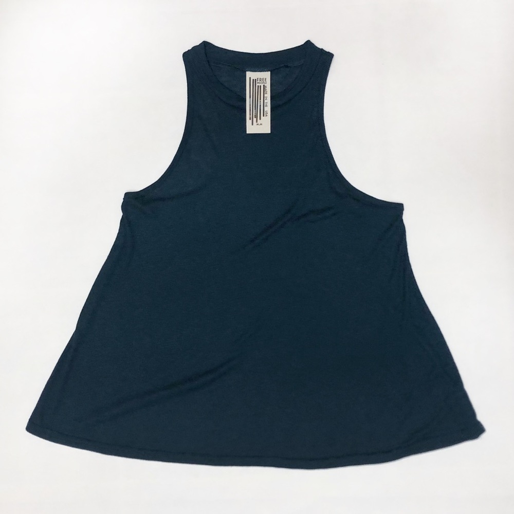 Free People Women M Top Sleeveless Knit Racerback